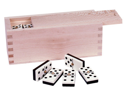 DOMINO PROFESIONAL CHAMELO CAJA MADERA