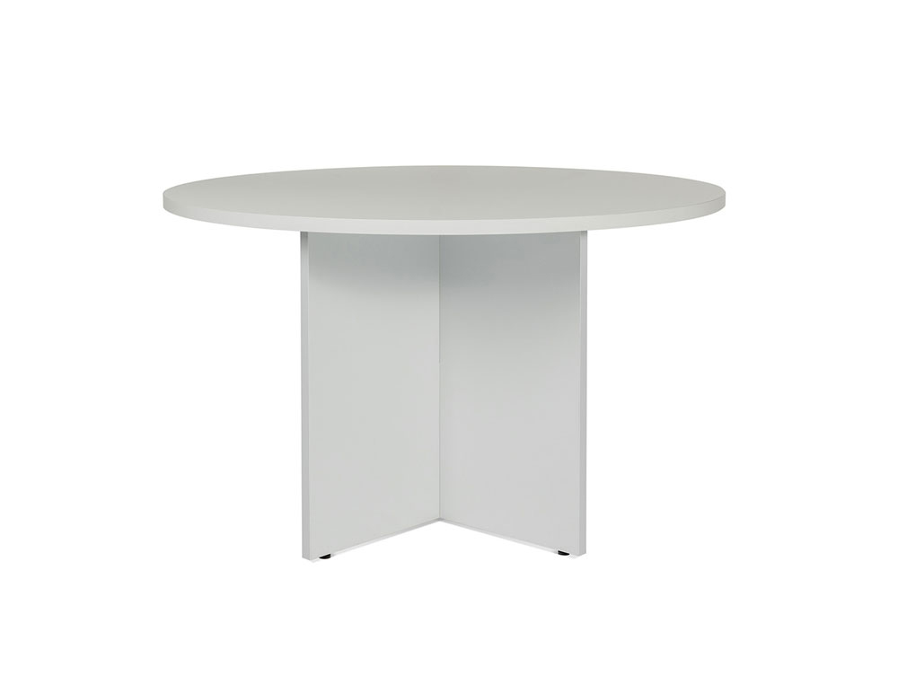 MESA DE REUNION ROCADA MEETING 3006AN02V24 ESTRUCTURA MADERA GRIS EN ASPAS TABLERO MADERA GRIS 120 CM