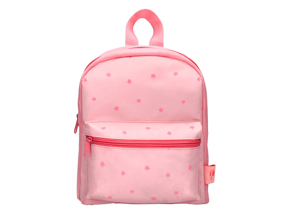 CARTERA PREESCOLAR LIDERPAPEL MOCHILA INFANTIL DISEO ROSA 250X115X210 MM