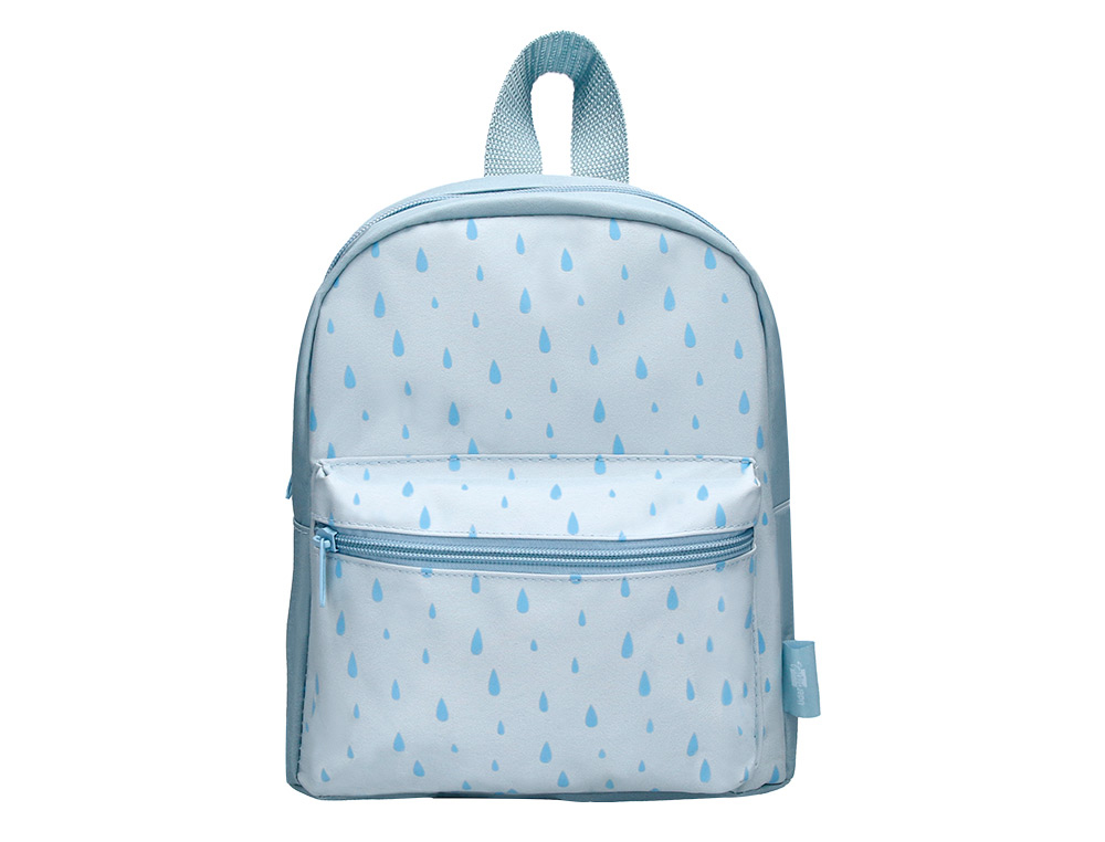 CARTERA PREESCOLAR LIDERPAPEL MOCHILA INFANTIL DISEO AZUL 250X115X210 MM