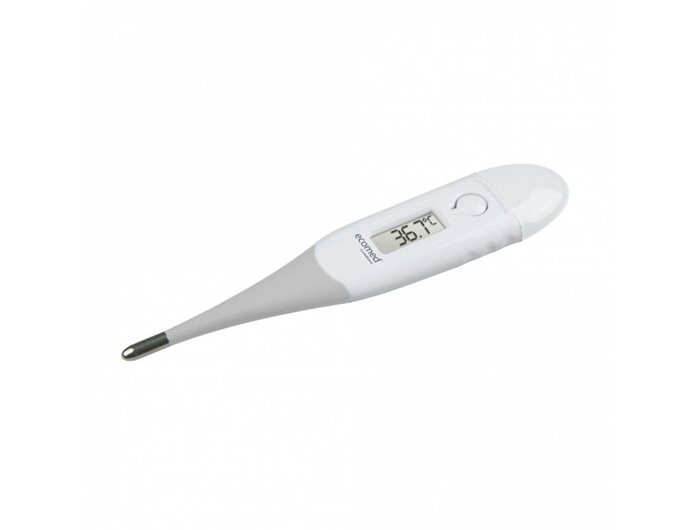 TERMOMETRO DIGITAL MEDISANA ECOMED PUNTA FLEXIBLE PANTALLA LED LECTURA TEMPERATURA RAPIDA EN 10 SEGUNDOS
