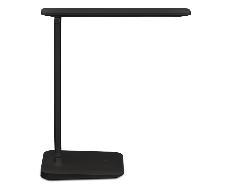 LAMPARA DE ESCRITORIO MAUL LED 2,7W 325LM LUZ AJUSTABLE PANEL TACTIL BRAZO GIRATORIO NEGRA
