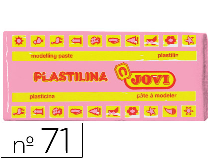 PLASTILINA JOVI 71 ROSA UNIDAD TAMAO MEDIANO