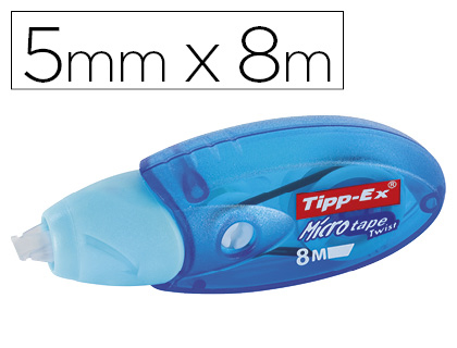 CORRECTOR TIPP-EX MICRO TAPE TWIST 5 MM X 8 MT