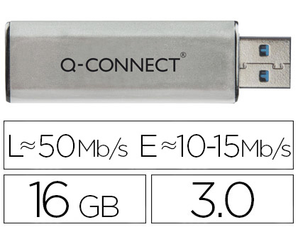 MEMORIA USB Q-CONNECT FLASH 16 GB 3.0