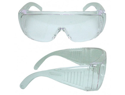 GAFAS DE POLICARBONATO INCOLORO VENTILACION PATILLAS EXTRAPLANAS COMPATIBLES CON GAFAS Y CASCOS