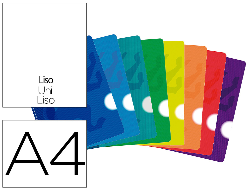 LIBRETA ESCOLAR OXFORD TAPA FLEXIBLE OPTIK PAPER OPENFLEX 48 HOJAS DIN A4 LISO COLORES SURTIDOS