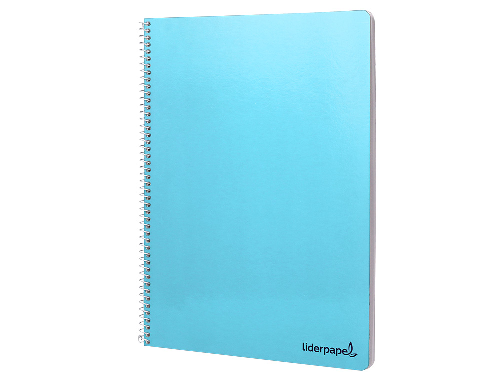 CUADERNO ESPIRAL LIDERPAPEL FOLIO SMART TAPA BLANDA 80H 60GR HORIZONTAL 8MM CON MARGEN COLORES SURTIDOS