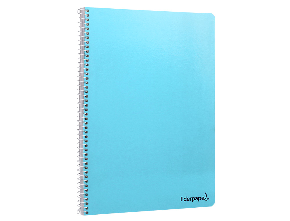 CUADERNO ESPIRAL LIDERPAPEL FOLIO SMART TAPA BLANDA 80H 60GR HORIZONTAL 8MM CON MARGEN COLORES SURTIDOS