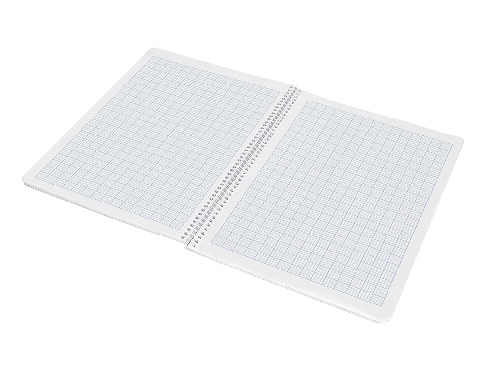 CUADERNO ESPIRAL LIDERPAPEL A4 WONDER TAPA PLASTICO 80H 90GR RAYADO N46 COLORES SURTIDOS