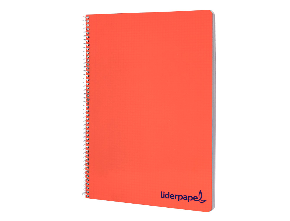 CUADERNO ESPIRAL LIDERPAPEL A4 WONDER TAPA PLASTICO 80H 90GR RAYADO N46 COLORES SURTIDOS