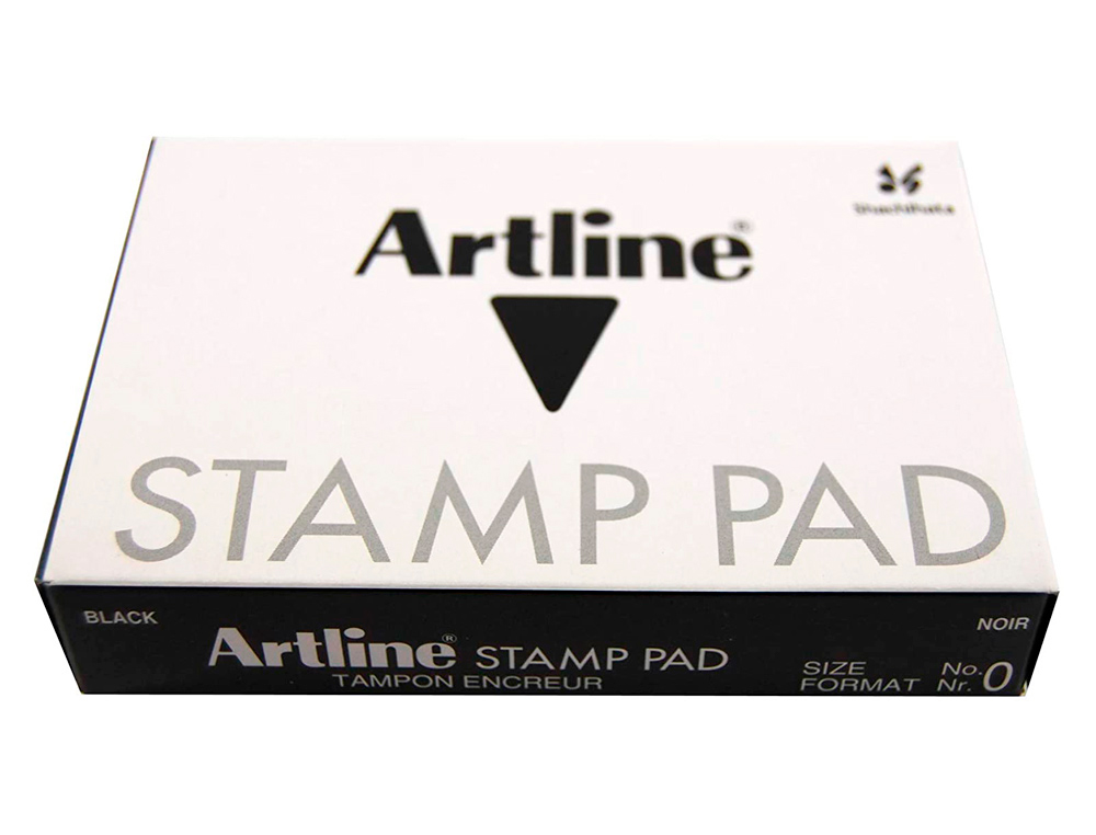 TAMPON ARTLINE Nº2 NEGRO 87X143 MM
