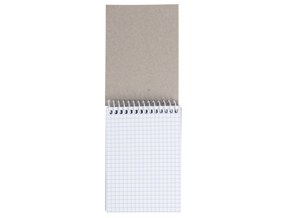 CUADERNO ESPIRAL LIDERPAPEL BOLSILLO DOCEAVO APAISADO SMART TAPA BLANDA 80H 60GR CUADRO 4MM COLORES SURTIDOS