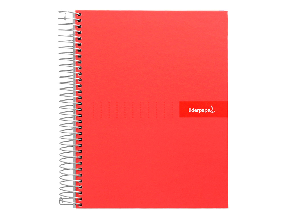 CUADERNO ESPIRAL LIDERPAPEL A4 CRAFTY TAPA FORRADA 80H 90 GR PAUTA ESTRECHA 2,5MM CON MARGEN COLORES SURTIDOS