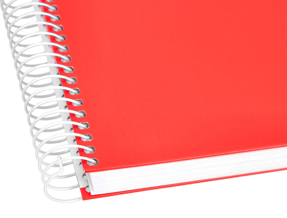 CUADERNO ESPIRAL LIDERPAPEL A4 CRAFTY TAPA FORRADA 80H 90 GR PAUTA ESTRECHA 2,5MM CON MARGEN COLORES SURTIDOS