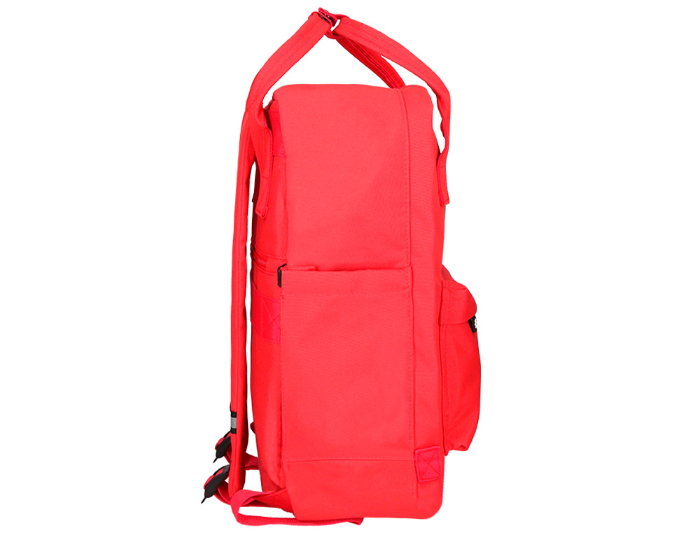 CARTERA ANTARTIK MOCHILA 2 ASAS Y BOLSILLOS EXTERIORES ROJO 300X115X390 MM