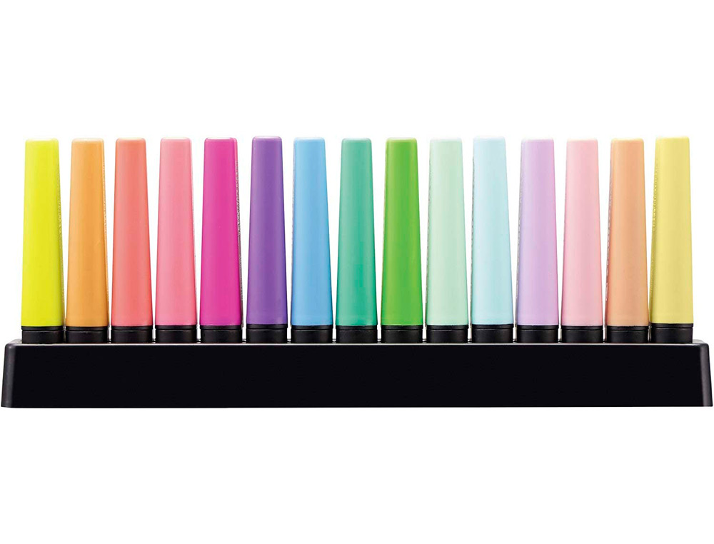 ROTULADOR STABILO BOSS FLUORESCENTE 70 BLISTER DE 15 UNIDADES COLORES SURTIDOS