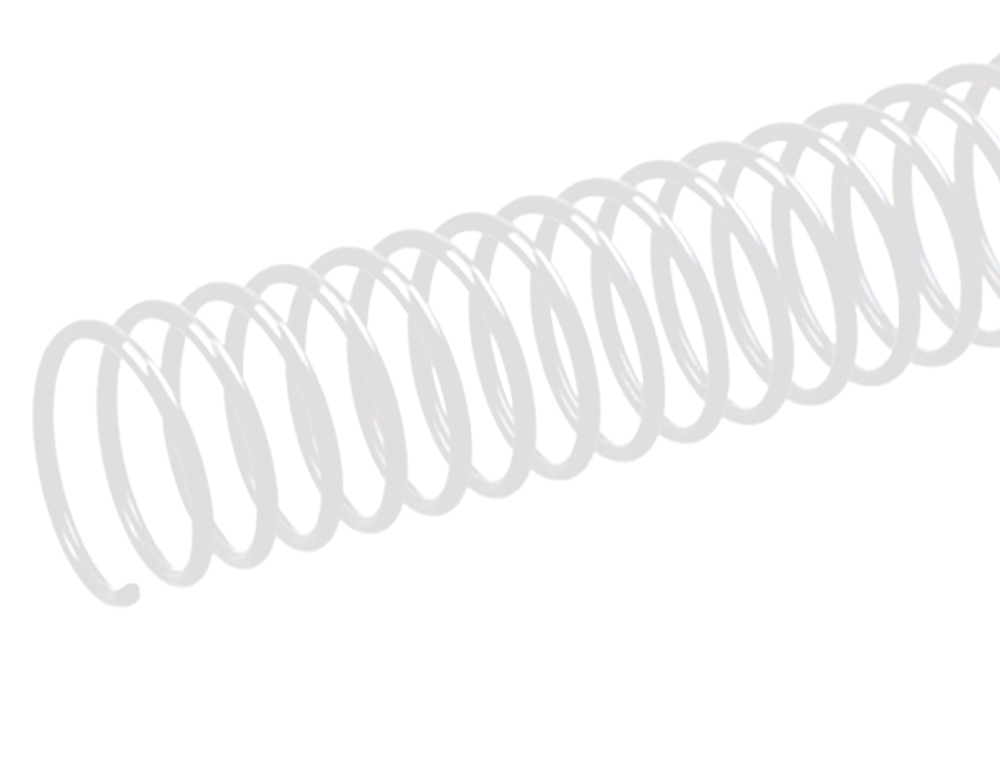 ESPIRAL METALICO Q-CONNECT BLANCO 64 5:1 16MM 1,2MM CAJA DE 100 UNIDADES