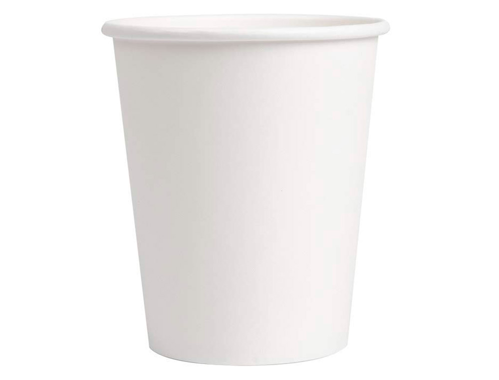VASO TERMICO DE CARTON BLANCO 290 CC PAQUETE DE 50 UNIDADES