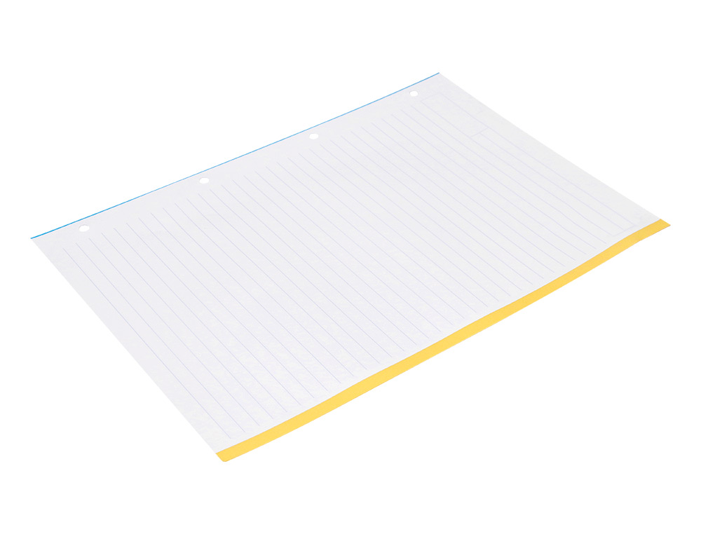 RECAMBIO ANTARTIK A4 100 HOJAS 100GR RAYADO HORIZONTAL 4 TALADROS BANDAS DE 5 COLORES