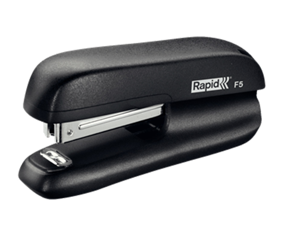 GRAPADORA RAPID F5 MINI PLASTICO CAPACIDAD DE GRAPADO 10 HOJAS USA GRAPAS Nº 10 COLOR NEGRO