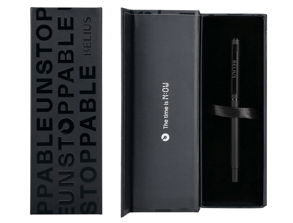 ROLLER BELIUS UNSTOPPABLE COLOR NEGRO TINTA NEGRA CAJA DE DISEO