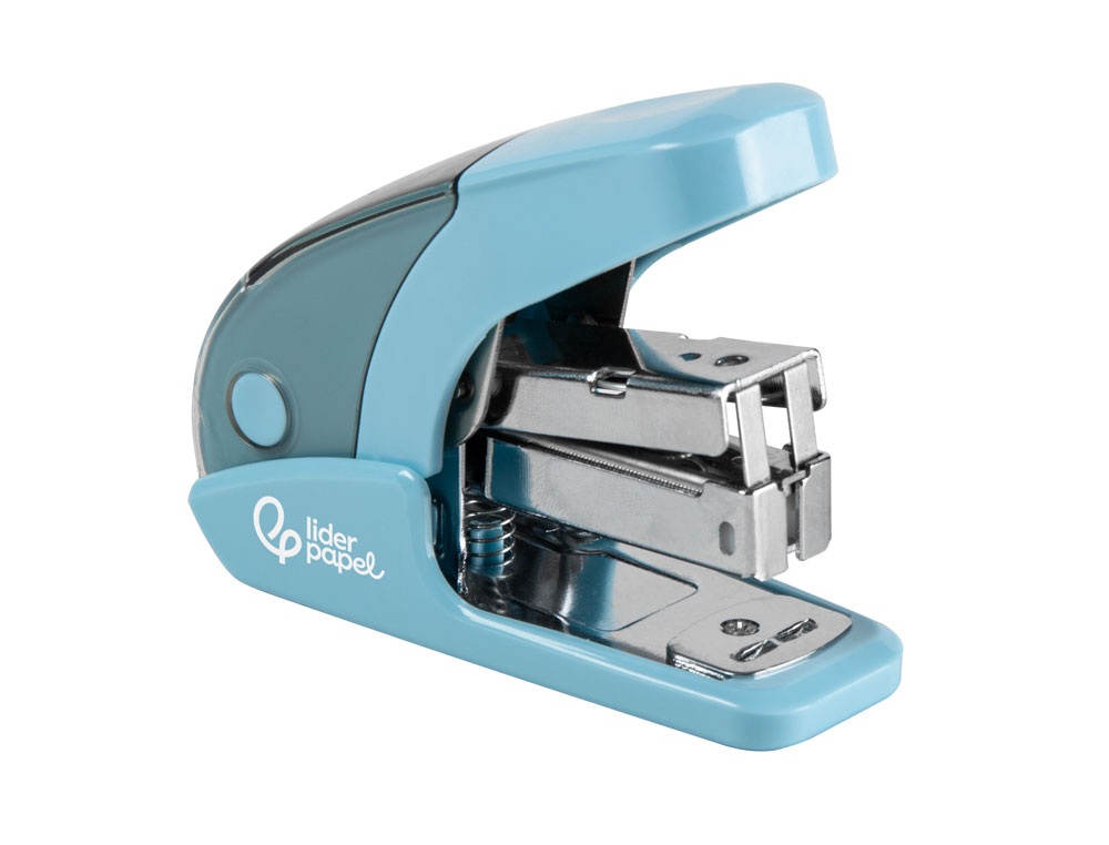 GRAPADORA LIDERPAPEL MICRO CON REGALO DE CAJA DE 1000 GRAPAS 24/6 26/6 CAPACIDAD 20 HOJAS