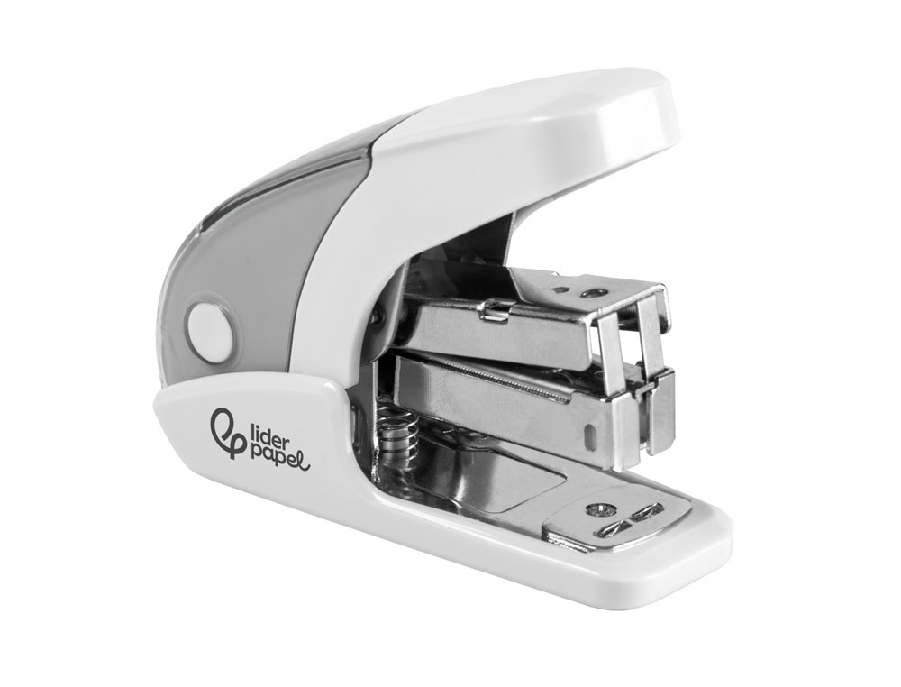 GRAPADORA LIDERPAPEL MICRO CON REGALO DE CAJA DE 1000 GRAPAS 24/6 26/6 CAPACIDAD 20 HOJAS