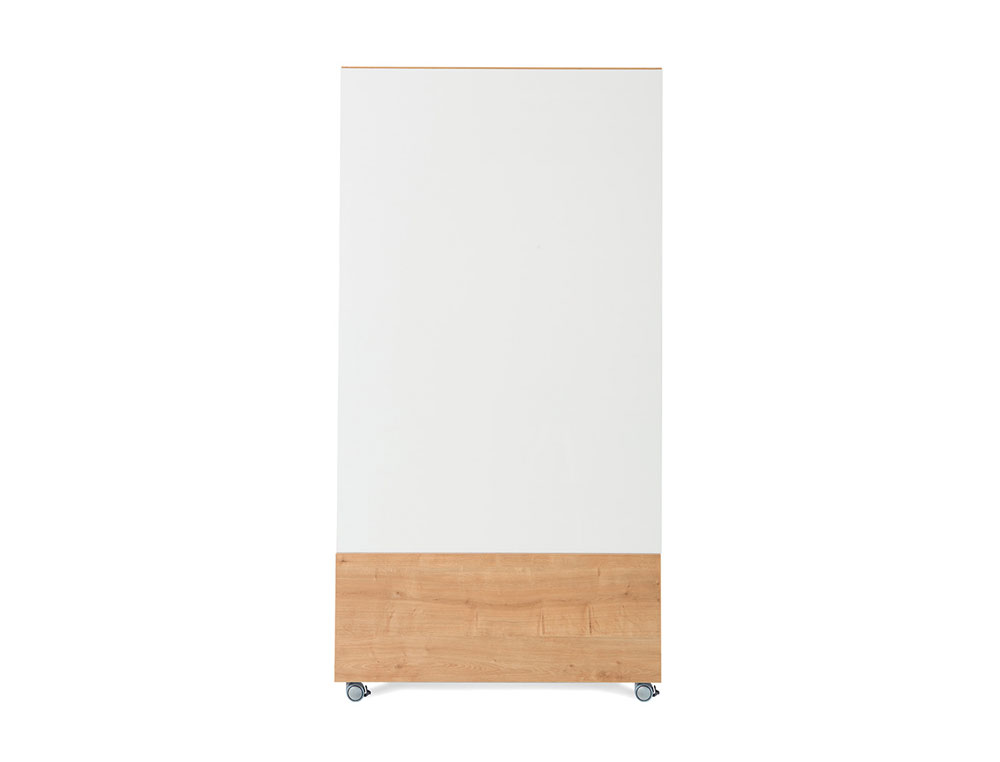 PIZARRA BLANCA ROCADA SKINWHITEBOARD PRO SERIE NATURAS CON TRIPODE DOBLE CARA MELAMINA 100X150 CM