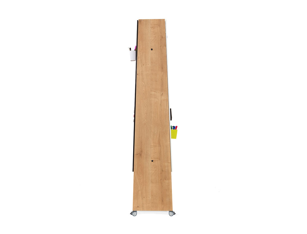 PIZARRA BLANCA ROCADA SKINWHITEBOARD PRO SERIE NATURAS CON TRIPODE DOBLE CARA MELAMINA 100X150 CM