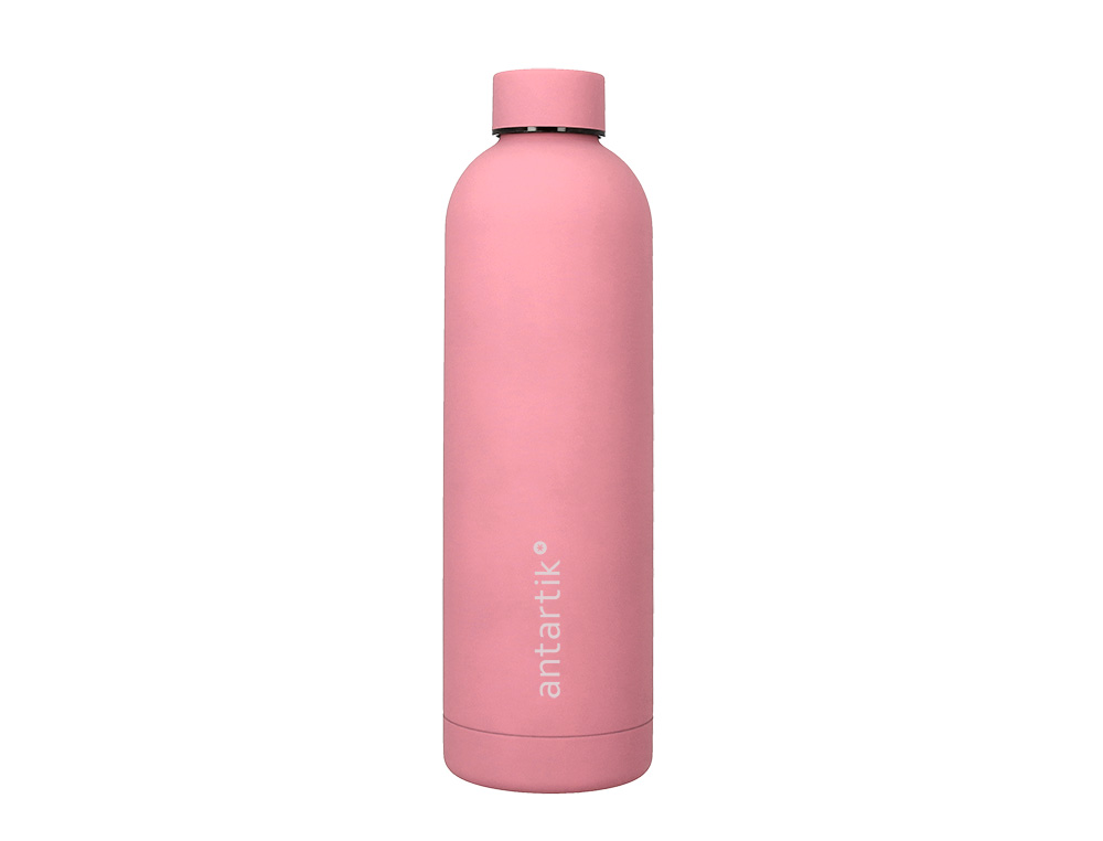 BOTELLA PORTALIQUIDOS ANTARTIK ISOTERMICA ACERO INOXIDABLE LIBRE DE BPA COLOR ROSA 750 ML