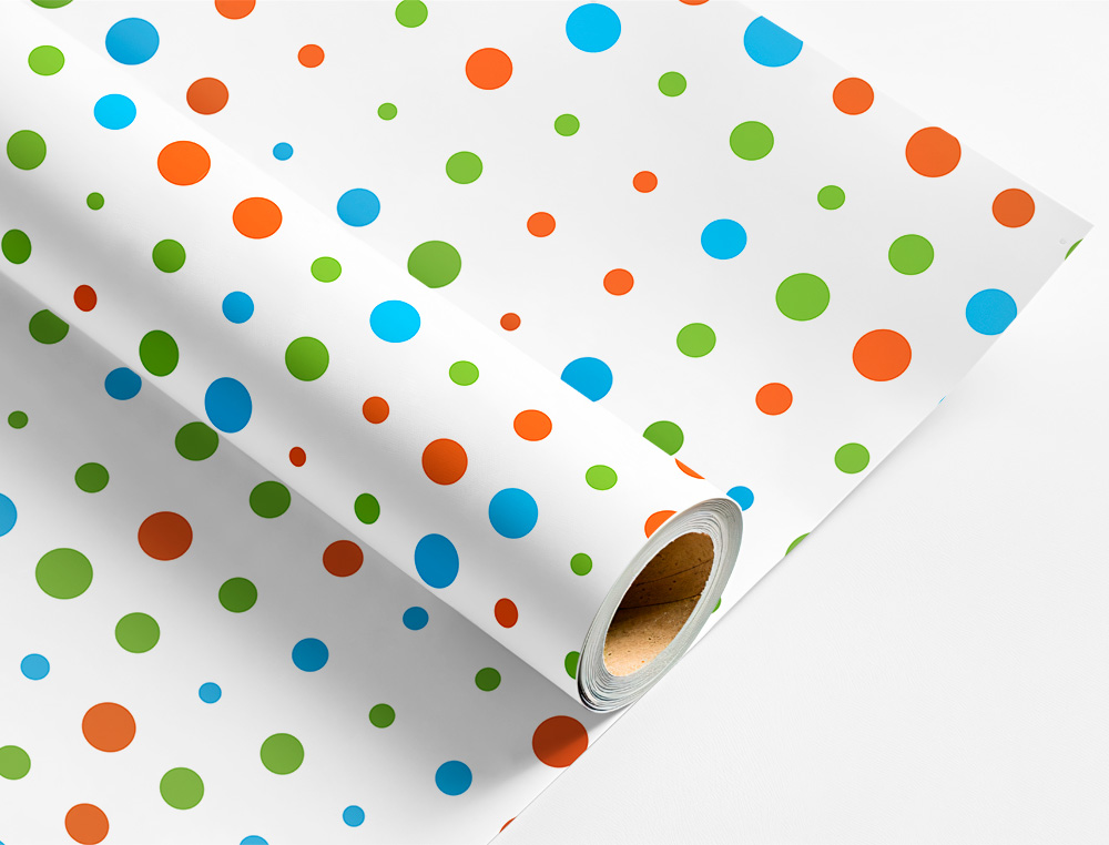 PAPEL DE REGALO LIDERPAPEL TODO AÑO ROLLO ANCHO 70 CM LONGITUD 2 MT GRAMAJE 60 GR DISEÑOS SURTIDOS C-2025