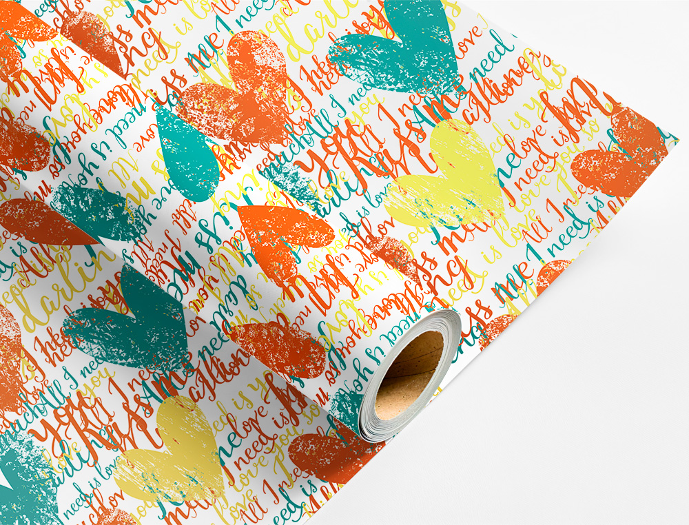 PAPEL DE REGALO LIDERPAPEL TODO AÑO ROLLO ANCHO 70 CM LONGITUD 2 MT GRAMAJE 60 GR DISEÑOS SURTIDOS C-2025