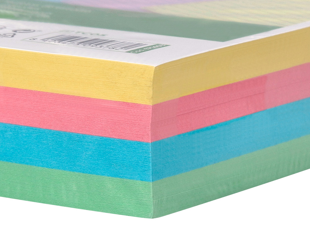 TARJETA LIDERPAPEL PARA ESTUDIAR LISA CARTULINA DE COLORES 170GR 160X220MM PAQUETE DE 200 UNIDADES