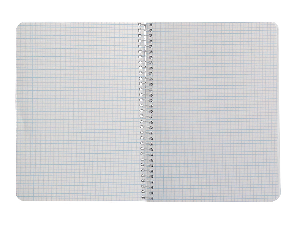 CUADERNO ESPIRAL LIDERPAPEL A5 PAUTAGUIA TAPA BLANDA 40H 75GR CUADRO PAUTADO 3MM COLOR NARANJA