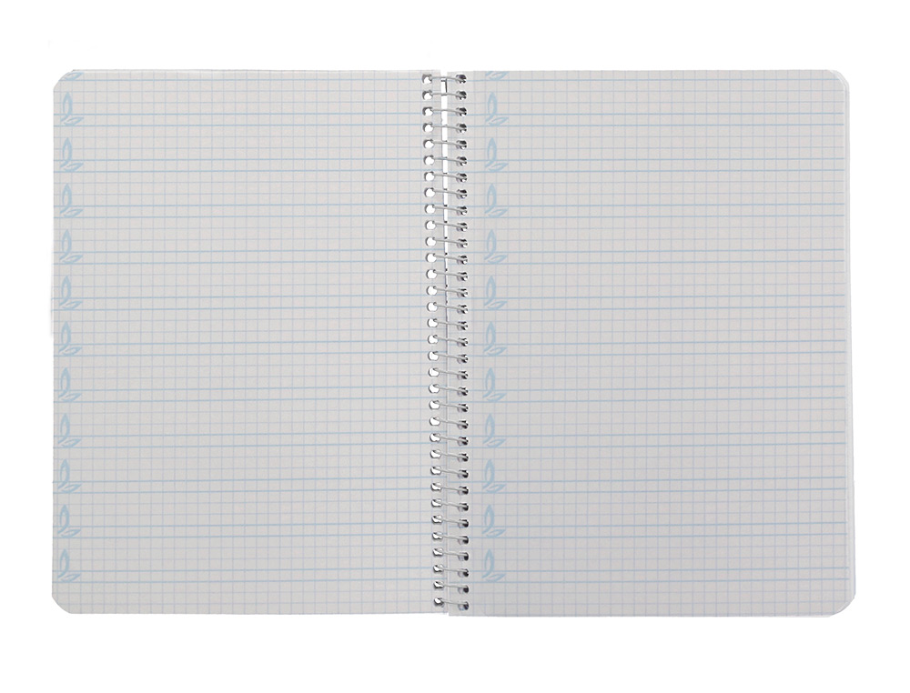 CUADERNO ESPIRAL LIDERPAPEL A5 PAUTAGUIA TAPA DURA 80H 90GR CUADRO PAUTADO 4MM COLOR AMARILLO