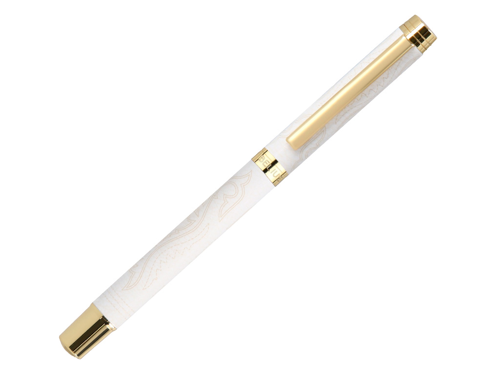 ROLLER BELIUS WILD WEST ALUMINIO COLOR CREMA DORADO TINTA COLOR NEGRO CAJA DE DISEÑO