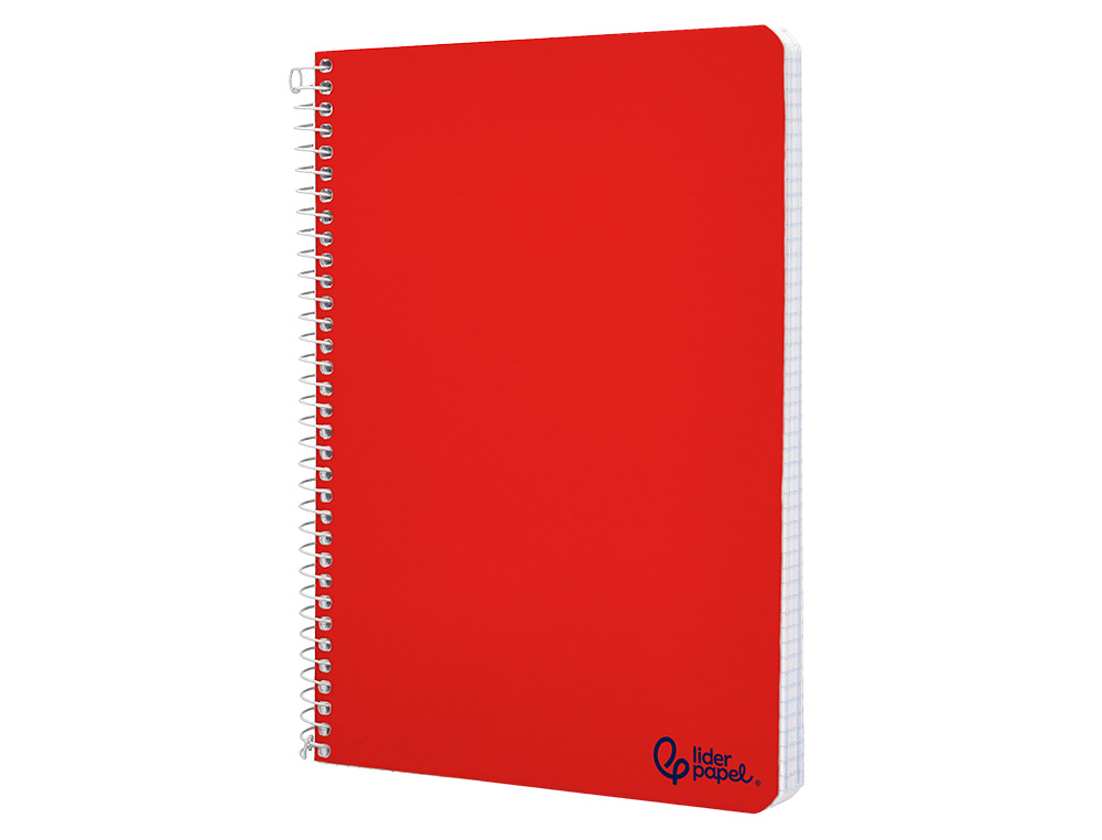 CUADERNO ESPIRAL LIDERPAPEL A5 SMART TAPA BLANDA 80H 75GR CUADRO 3MM CON MARGEN COLORES SURTIDOS
