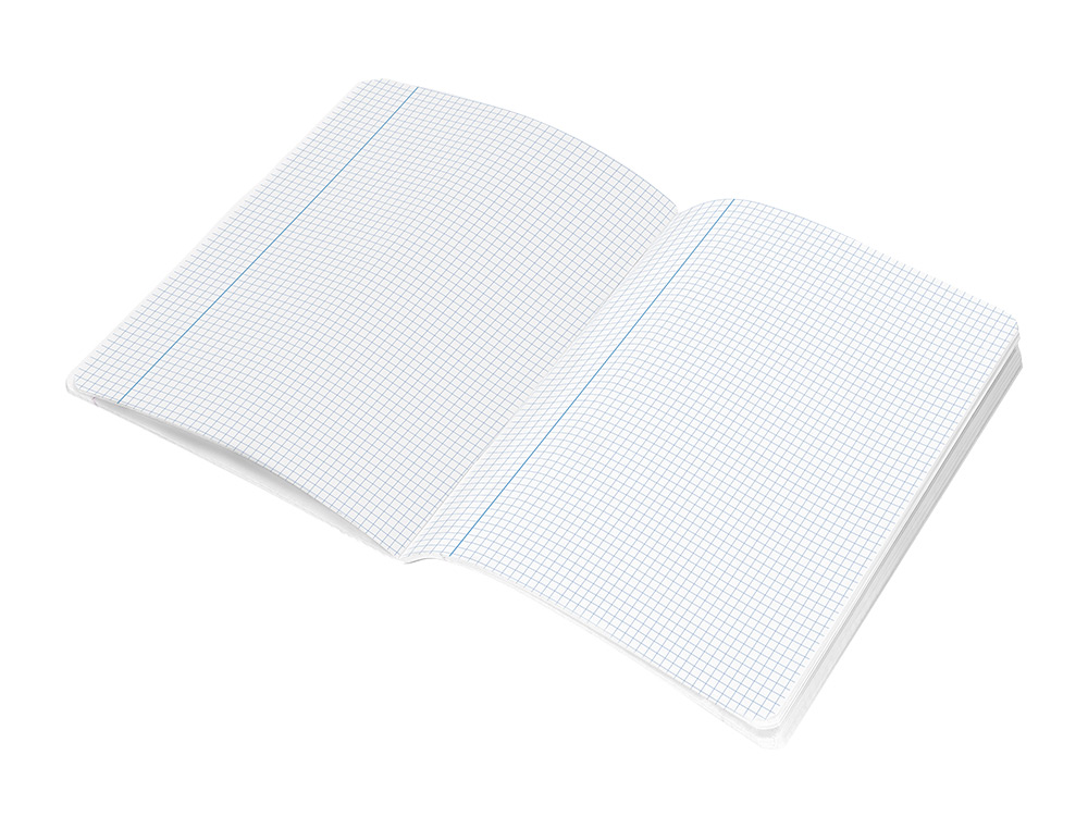 LIBRETA LIDERPAPEL SMART A5 PLUS 48 HOJAS 75GR CUADRO 4MM CON MARGEN COLORES SURTIDOS