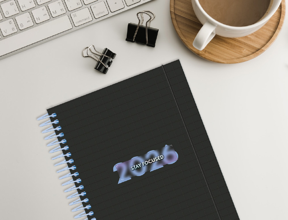 AGENDA ESPIRAL LIDERPAPEL KIMOLOS A5 2026 DIA PAGINA FOCUS PAPEL 70 GR FSC