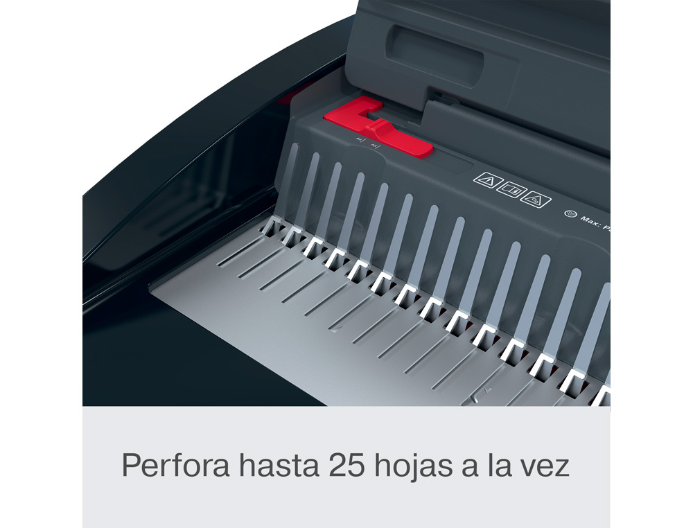 ENCUADERNADORA ELECTRICA PARA CANUTILLO GBC COMBBIND CB25E PERFORA 25 HOJAS TAMAO A4/A5 ENCUADERNA 390 HOJAS