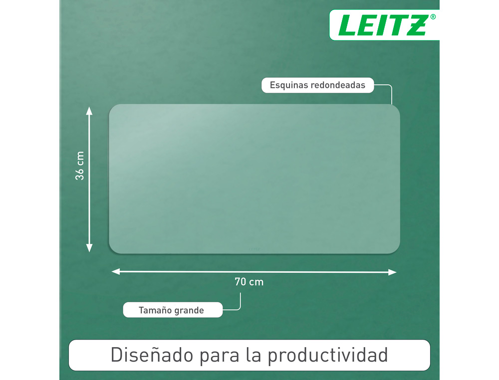 ALFOMBRILLA DE SOBREMESA LEITZ 70X36 CM TRANSPARENTE