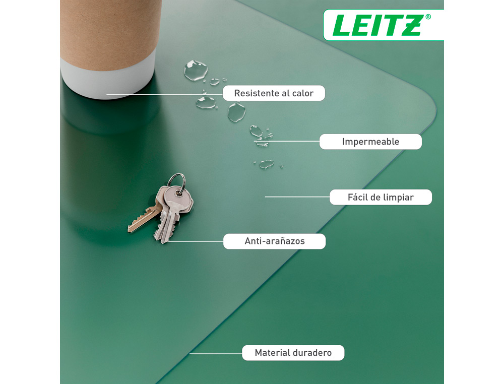 ALFOMBRILLA DE SOBREMESA LEITZ 70X36 CM TRANSPARENTE