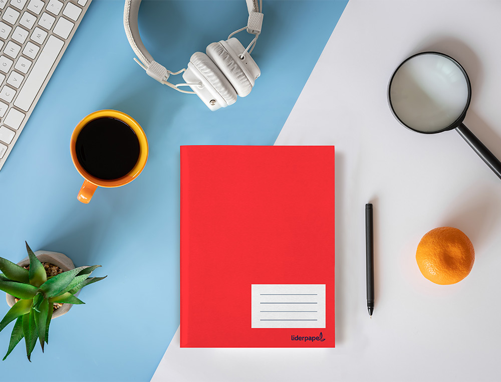 LIBRETA LIDERPAPEL SMART A5 32 HOJAS 60GR HORIZONTAL CON MARGEN