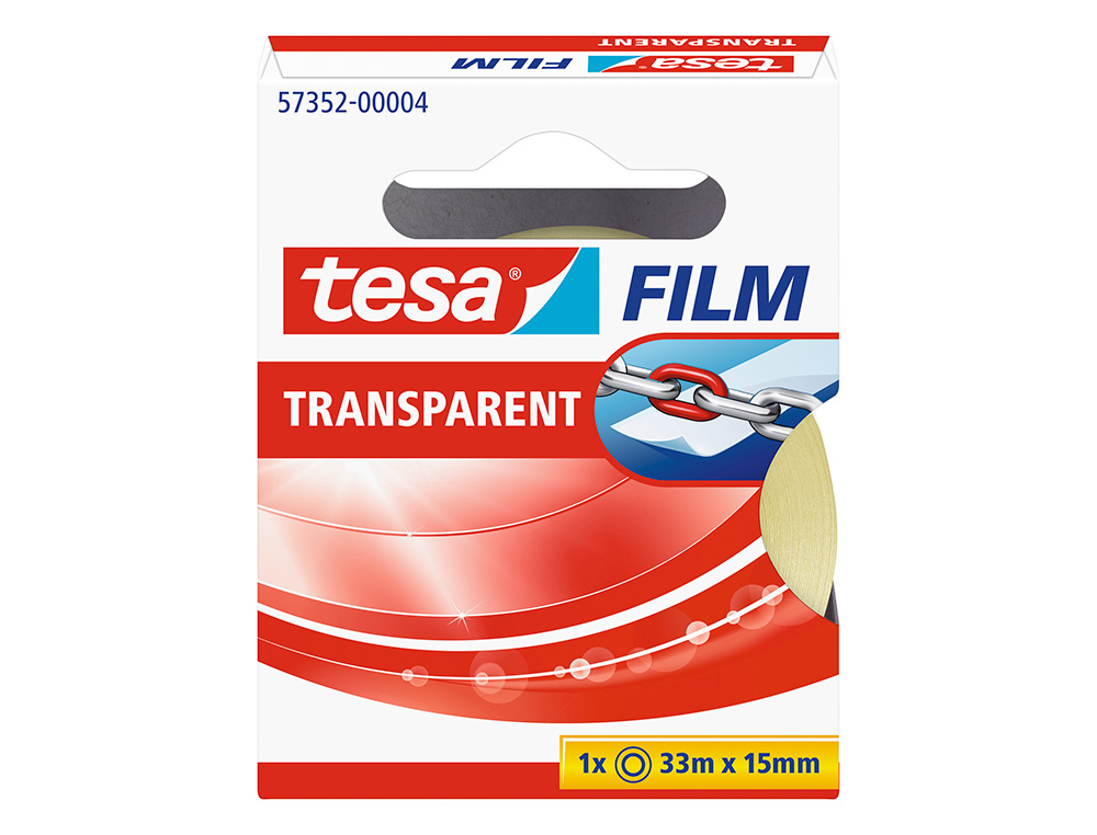 CINTA ADHESIVA TESA PRACTIC 33 MT X 15 MM