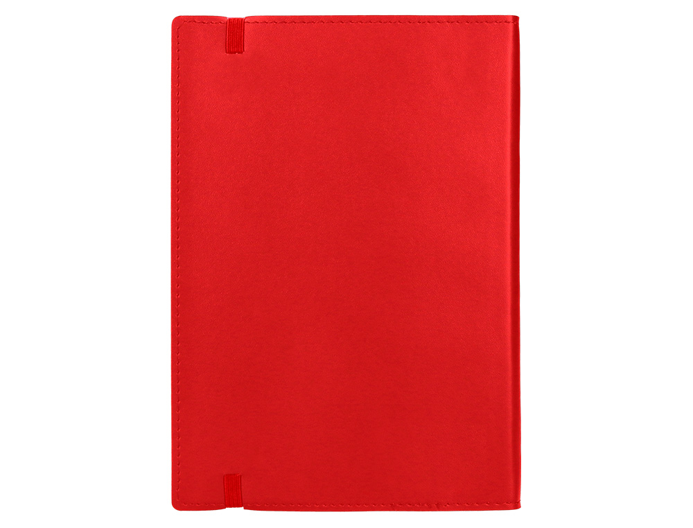 LIBRETA INDICE LIDERPAPEL SIMILPIEL A7 120 HOJAS 70GR COLOR ROJO