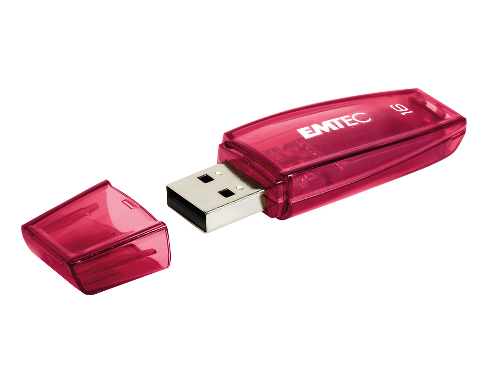 MEMORIA USB EMTEC FLASH C410 16 GB 2.0 ROJO