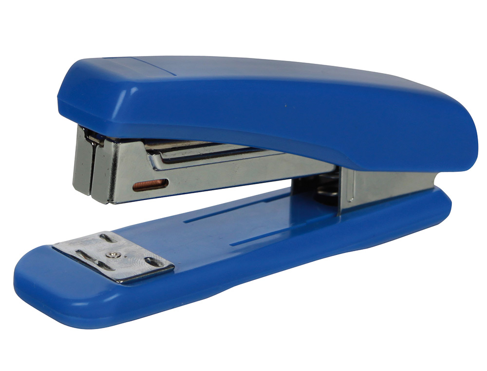 GRAPADORA Q-CONNECT KF11064 PLASTICO AZUL CAPACIDAD 25 HOJAS