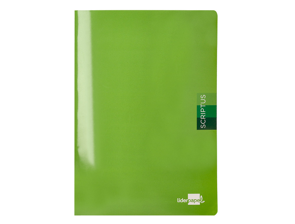 LIBRETA LIDERPAPEL SCRIPTUS A4 48 HOJAS 90G/M2 HORIZONTAL CON MARGEN