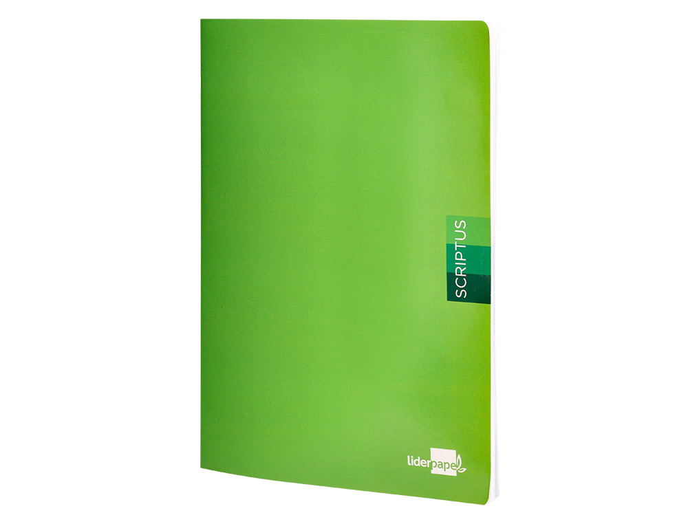 LIBRETA LIDERPAPEL SCRIPTUS A4 48 HOJAS 90G/M2 HORIZONTAL CON MARGEN